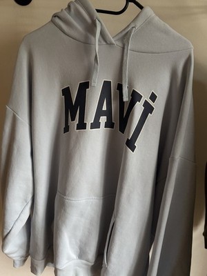 Mavi Pullover, Größe L, Farbe Blau Grau