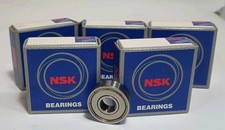  Qty 5  608ZZ C3 NSK DEEP GROOVE BALL BEARING, METAL SHIELDED 8x22x7 mm