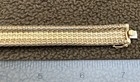 Solid 14K Yellow Gold Woven Mesh Chain Bracelet 7.25 Inch Heavy Fine Jewelry 30g — photo 3