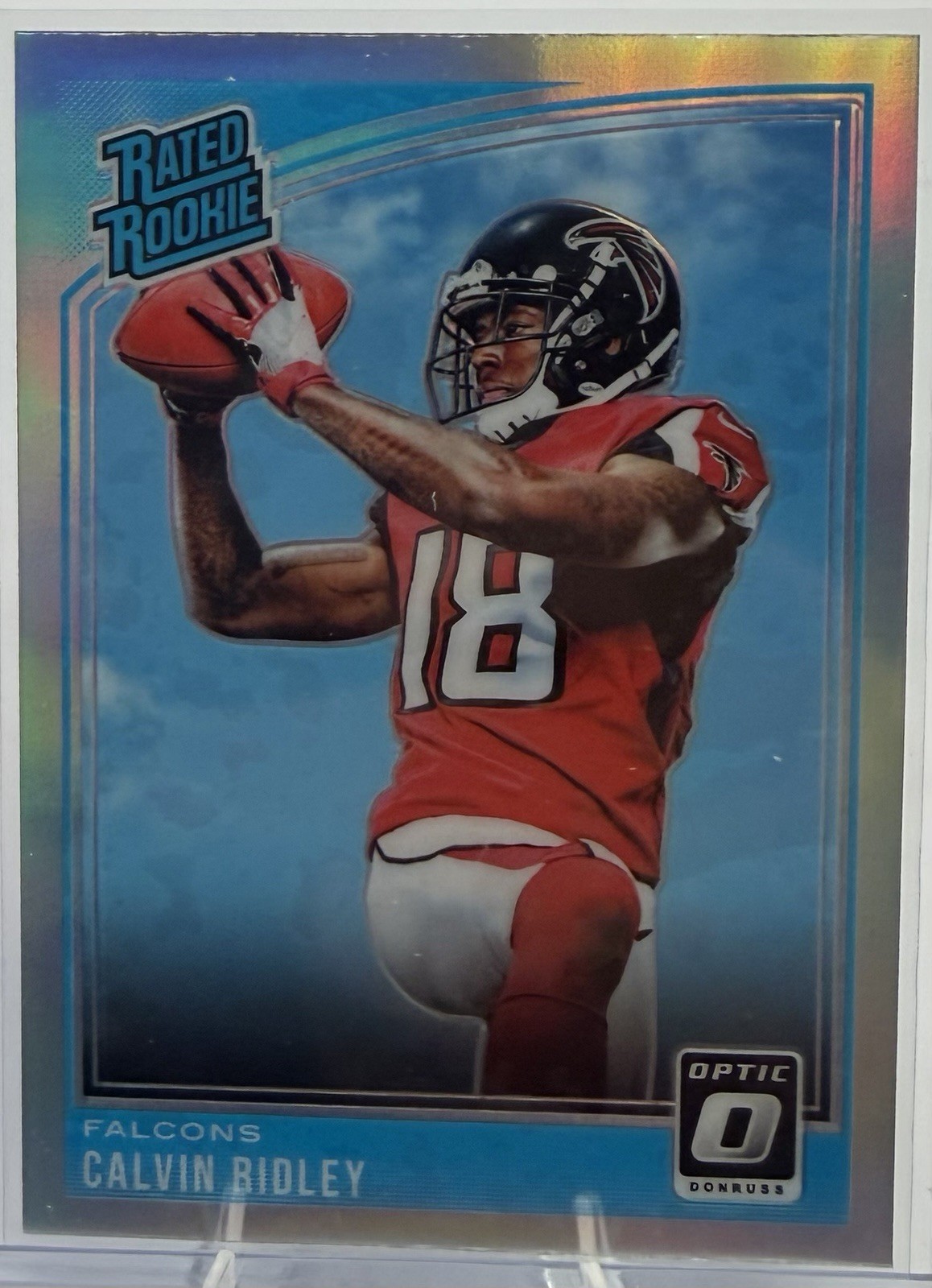 Calvin Ridley Panini Donruss Optic #161 Holo