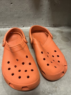 Crocs Crocband Clogs Unisex Orange Slip-On Slingback Comfort -6 Men/  Women’s