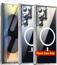 Samsung Galaxy S25 Ultra 5G Case with 2 Screen Protector Camera Protection, Cl