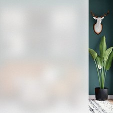 Frosted Window Film - Static Cling, UV Blocking, Heat Control, 23.6x78.7 Inch