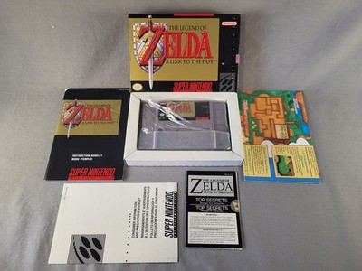 The Legend of Zelda: A Link to the Past, SNES, Complete, Authentic! Map Included