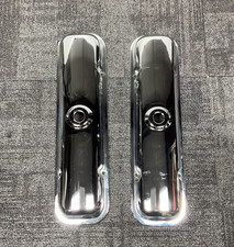 Chrome Valve Covers For Pontiac 350-400-455 V8 Used Pair No Oil Drips