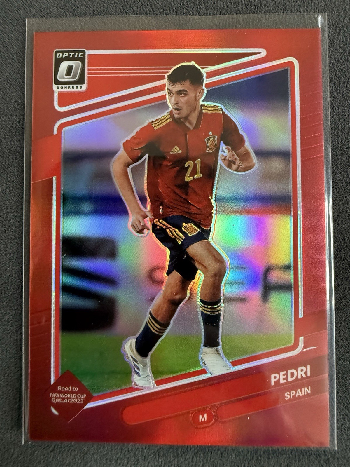 2021-22 Donruss Optic Red Prizm Pedri #134/149