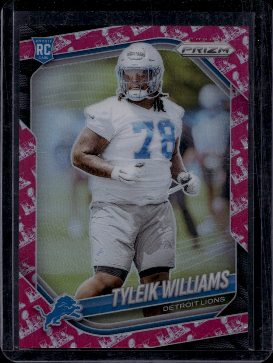 2025 Panini Prizm Tyleik Williams #328 Super Bowl LX /60 RC