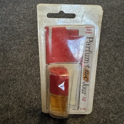 Flick My Bic Parfume Jour France 1/4oz Perfume Sealed on Card NOS Vintage