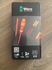 Wera 7 Piece Universal 1 Phillips & Slot VDE Insulated Screwdriver Set, 006600