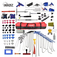 WHDZ 140Pcs Auto Paintless Dent Repair Kits – Car Puller Push Rod Removal Tools