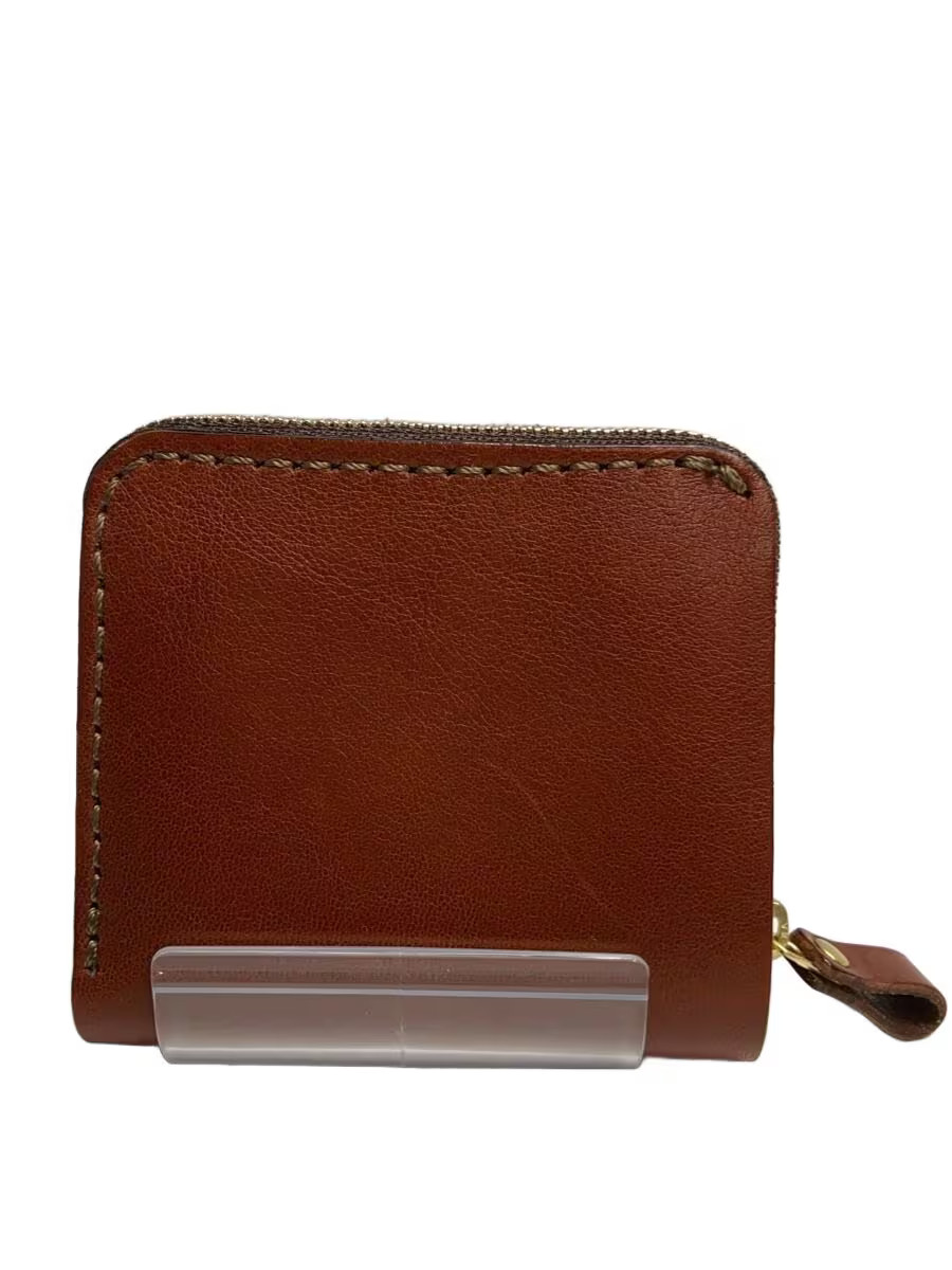 HERZ Bi-fold Wallet Leather BRW Plain Men's