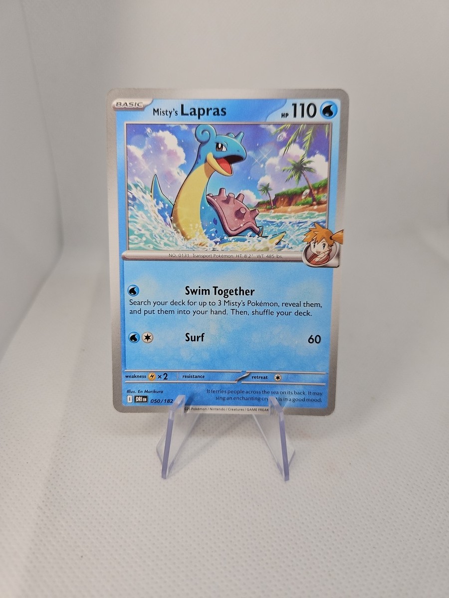 Misty's Lapras 050/182 Near Mint Destined Rivals Pokemon TCG | eBay