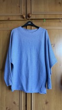 Soyaconcept Women's Sweater / Jumper Size L Blue Long Sleeve