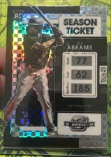 2022 Panini Chronicles Contenders Optic C.J. Abrams #12 Building Blocks Prizm