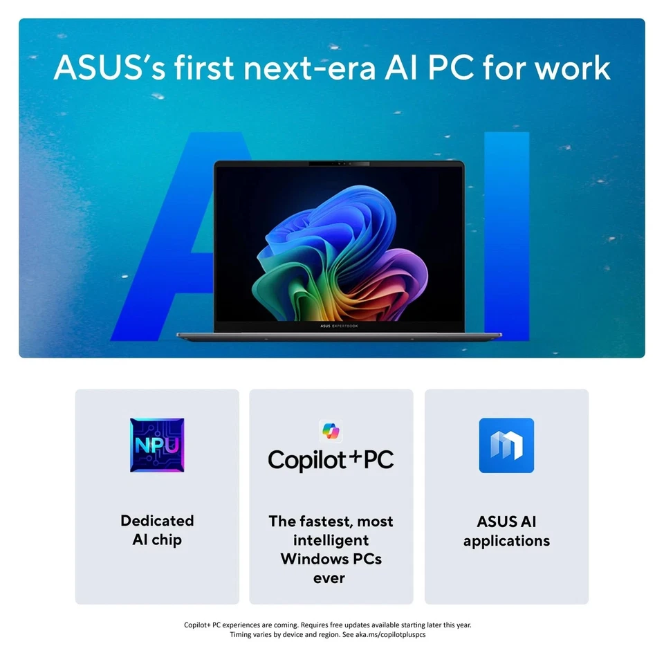 Asus ExpertBook P5 P5405CSA-XH76 14" Laptop U7 258V 32GB 1TB SSD W11P - Image 4 of 4