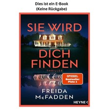 Sie wird dich finden: Thriller – Der Höhepunkt 2024 Freida McFadden