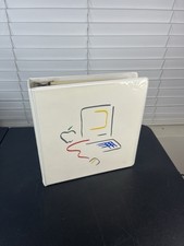 vintage Apple Picasso Logo Work Binder Picasso Logo Card Board Insert Macintosh