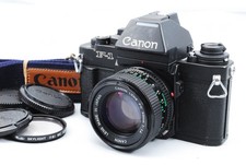 N.Mint w/ Strap Canon New F-1 35mm Film Camera New FD 50mm f1.4 Lens From JAPAN