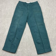 Vintage 50s Penneys Big Mac Double Barrel Twill Workwear Pants Mens 32x27 60s