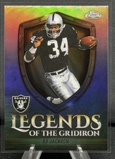 2025 Topps Chrome Football Bo Jackson Legends of the Gridiron Refractor #LOG-17