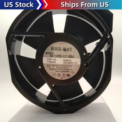 1PC NEW NMB-MAT 5915PC-12T-B30 5915PC12TB30 115V AC 50/60HZ Fan