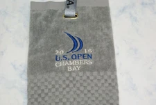 2015 US Open Chambers Bay Golf Towel USGA Official Memorabilia