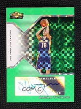 2004-05 Topps Finest Rookie Green X-Fractor 8/15 Sasha Vujacic #171 Auto 00e2
