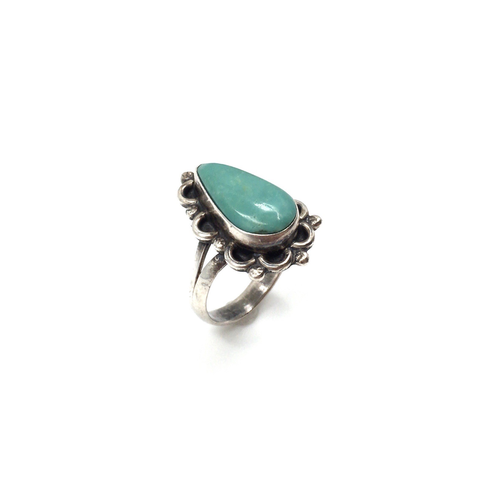 925 Silver Ring Turquoise Solid Mens Jewellery Vi… - image 7