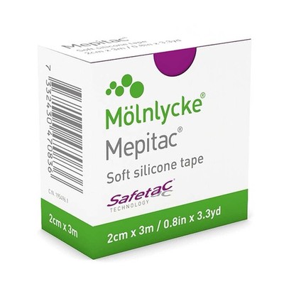 10 Pack! Mepitec Molyncke Silicone Tape 2cm x 3m Soft Silicone Tape!BEST PRICE
