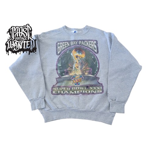 90s Vintage Green Bay Packers Super Bowl XXXI Sweatshirt