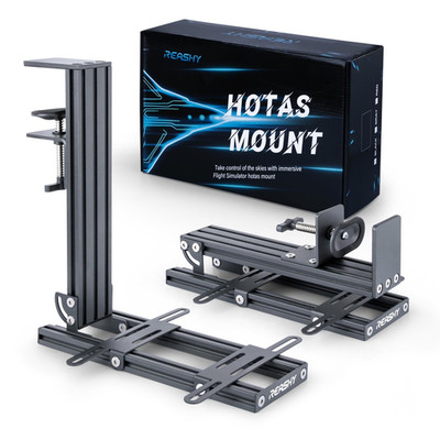 Joystick Mount Aluminum Flight Stick Desk Mount for Logitech X56 X52