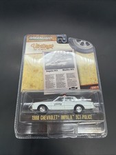 Greenlight Vintage Car Ads 1980 Chevrolet Impala 9C1 Police (Y54)