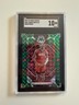 2022-23 Panini Mosaic Jabari Smith Green Prizm Rookie Sgc 10