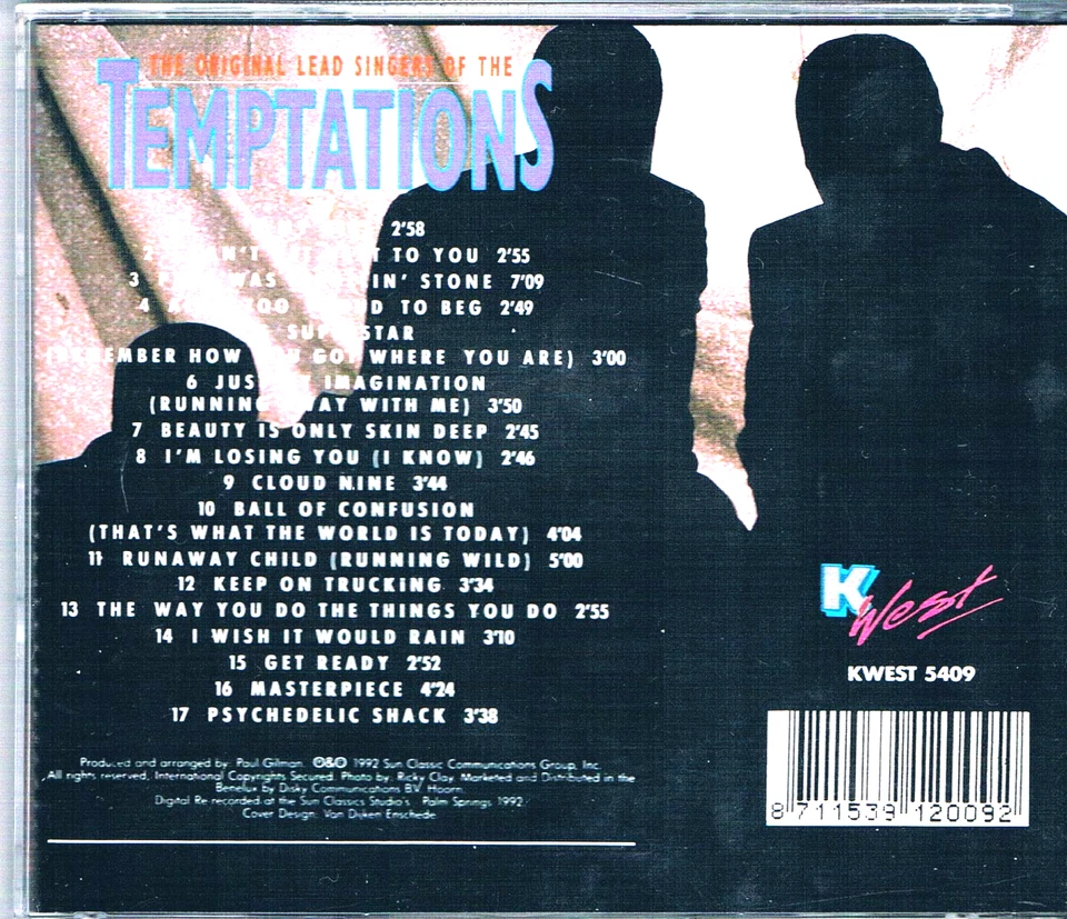 The Temptations - The Original Lead Singers Of The Temptations | CD neuwertig - Bild 2 von 2