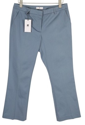 PT TORINO Jaine Damen Hose 46 W33 blau Bootcut Reißverschluss knöchellang UVP249*