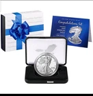 2025-W Proof $1 American Silver Eagle Congratulations Set Box, OGP & COA