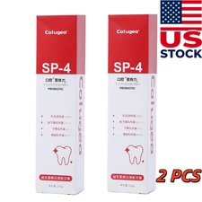 2Pcs Probiotic Toothpaste Whitening Brightening Fresh Stain Removing US