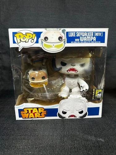 Funko POP Star Wars Luke Skywalker (Hoth) & Wampa Limited Edition Comic Con 2014