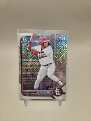 2022 Bowman Chrome Joshua Baez 1st Mojo Refractor BCP-112 Cardinals RC