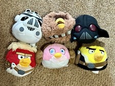 Angry Birds Plush Star Wars Lot Of 6