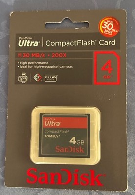 SanDisk Ultra 4 GB CompactFlash I Karte - Retail - (SDCFH-004G-U46)
