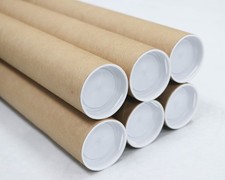 Mailing Tubes with Caps, 2 inch x 18 inch 6 Pack  MagicWater Supply
