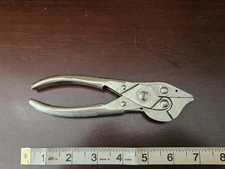 VINTAGE SARGENT PARALLEL SIDE CUTTING PLIERS 6" Grip Snip Cut Fishing Pliers