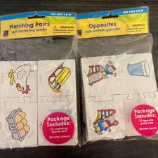 Learning Playground Opposites Matching Pairs Synonyms Antonyms Kids Puzzles