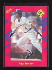 1990 Classic Update #T34 Paul Molitor Milwaukee Brewers