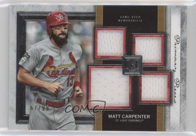 2020 Topps Museum Collection 67/99 Matt Carpenter #SPQR-MCA 0bt4