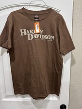 Harley-Davidson Aruba Big Twin L NEW Brown Graphic T-Shirt