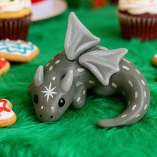 Christmas Little Dragon Snowflake Toy Soothe Emotions Xmas Toy R4W0