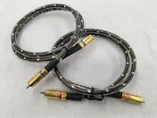 RCA Cable (Pair) Model No.ECLIPSE5 2 1.0M WIREWORLD from JAPAN