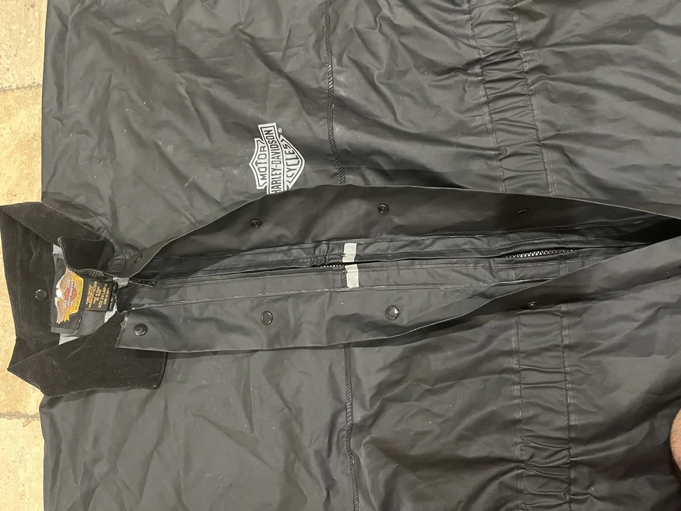 Mono de lluvia Harley Davidson XXL 2XL para hombre PVC moto caldera traje mono Foto 4 de 4
